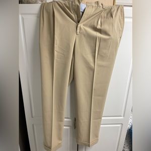 Tommy Hilfiger Peached Microfiber Twill pleaded dress pant with cuff.  36x32